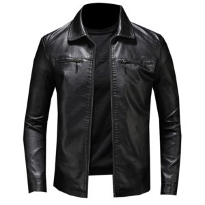 2019 men’s leather jackets Men’s Motorcycle Jacket Casual jacket