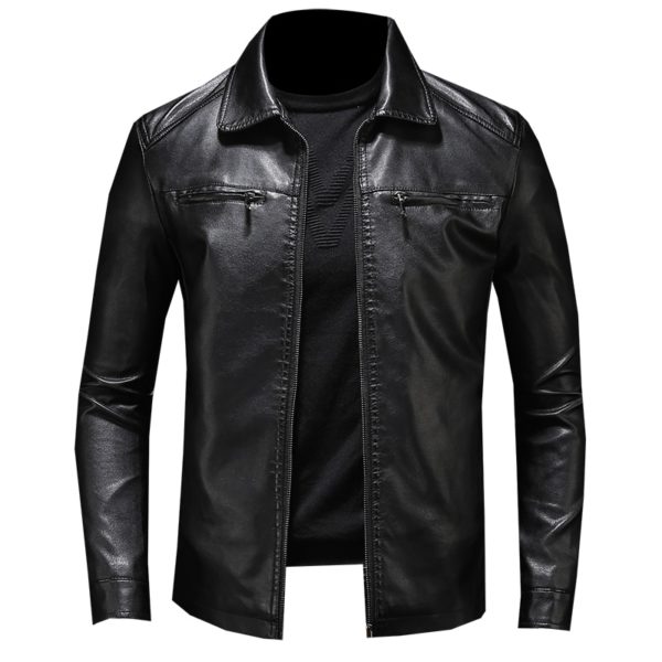 2019 men's leather jackets Men's Motorcycle Jacket Casual jacket