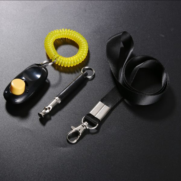 3 in 1 Ultrasonic Dog Whistle To Stop Barking+Pet Training Clicker+Free Lanyard Set Pet Dog Training Supplies - Image 3