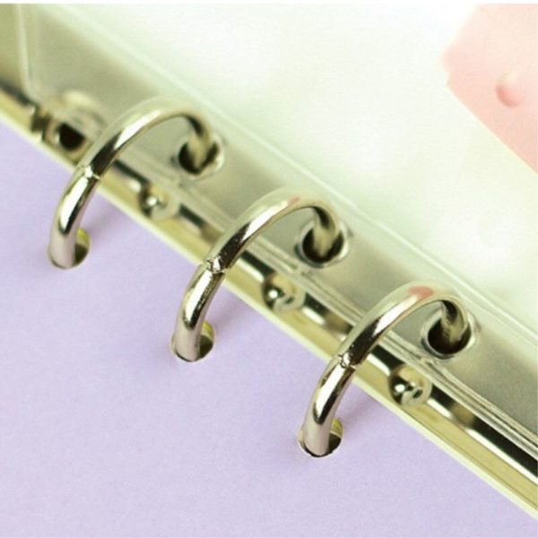 3pcs/lot A5 A6 A7 File Folder Standard 6 Holes Transparent PVC Loose Leaf Bag Filing Product Binder School Office Supplies - Image 4