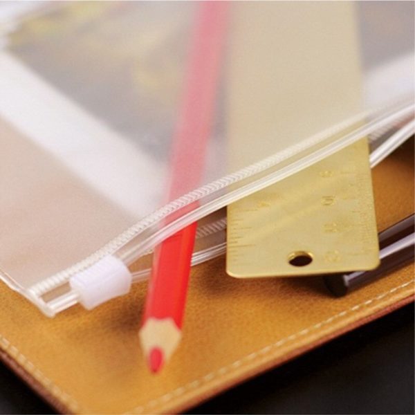 3pcs/lot A5 A6 A7 File Folder Standard 6 Holes Transparent PVC Loose Leaf Bag Filing Product Binder School Office Supplies - Image 5