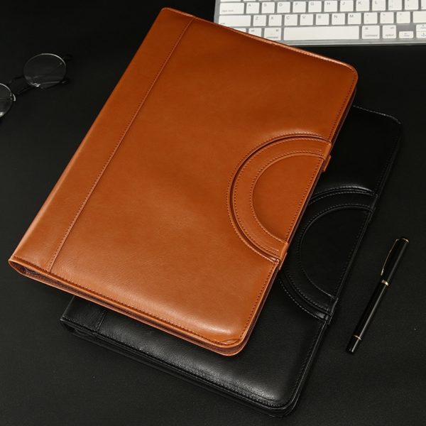 A4 Binder File Folder Ring Padfolio Fichario Portable Manager Bag Office Document Organizer Briefcase Calculator Filing Products - Image 4