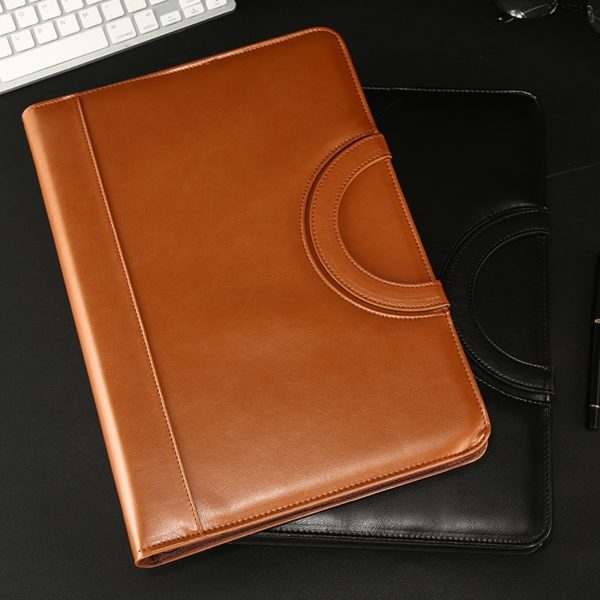 A4 Binder File Folder Ring Padfolio Fichario Portable Manager Bag Office Document Organizer Briefcase Calculator Filing Products - Image 5