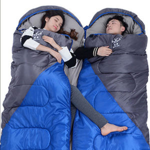 Camping warm sleeping bag outdoor adult camping sleeping bag wholesale custom winter cotton travel sleeping bag