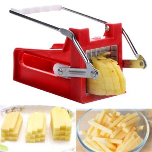 French Fries Cutters Stainless Steel Potato Chips Strip Cutting Machine Maker Slicer Chopper 2 Blades Kitchen Gadgets