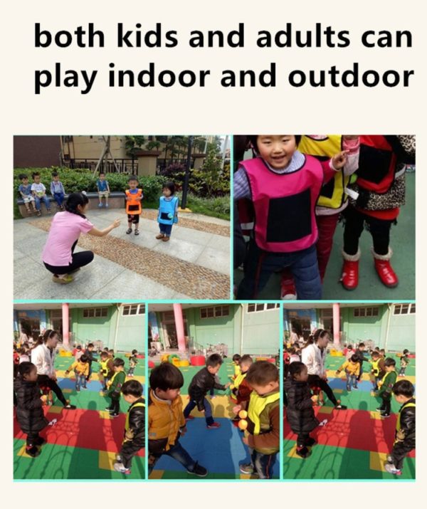 Kids Outdoor Sport Game Props Vest Sticky Jersey Vest Game Vest Waistcoat With Sticky Ball Throwing Toys For Children Sports Toy - Image 3