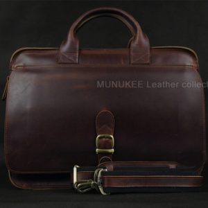 Luxury Genuine Leather Men Briefcase Laptop Bag Leather Briefcase portfolio men Business bag male briefcase document office bag