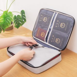 New Document Ticket Storage Bag Waterproof Large Capacity Certificates Files Organizer for Home Office Travel Filing Products