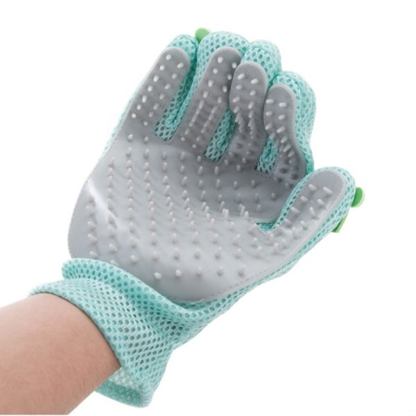 Pet Cleanin Grooming Deshedding Brush Glove Touch Pet Dog Gentle Efficient Back Massage Fur Washing Bathing Comb Pet Supplies - Image 2