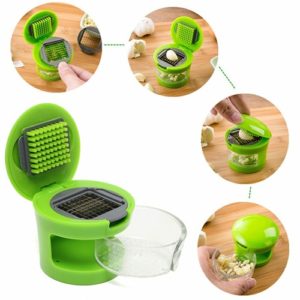 Practical kitchen accessory Home Kitchen gadgets Kit Garlic Press Chopper Slicer Hand Presser Garlic Grinder Useful Kitchen tool