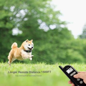 Rechargeable Dog training collar electric shock vibration sound 3 modes IP67 for small to large dog training supplies