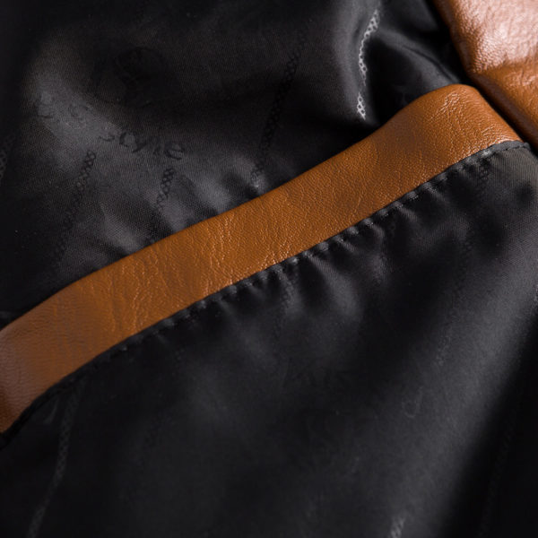 Spring and Autumn 2019 new coat men's leather casual fashion men's pu leather jacket suit leather jacket men - Image 6