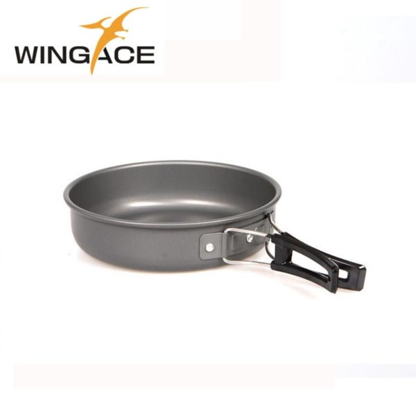 WINGACE Outdoor Camping Walking Utensils Tea Pot Camping Cookware Picnic Set Of Pots Tourist Tableware Kettle Frying Handle Pan - Image 5