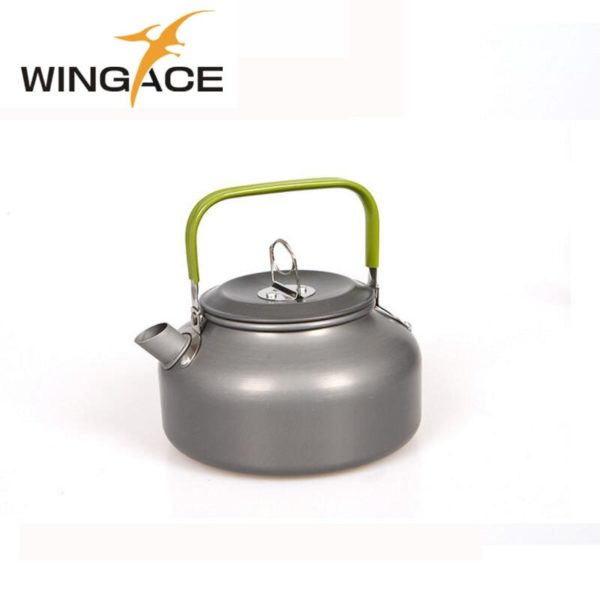 WINGACE Outdoor Camping Walking Utensils Tea Pot Camping Cookware Picnic Set Of Pots Tourist Tableware Kettle Frying Handle Pan - Image 3