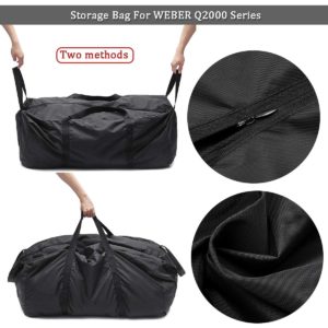 Waterproof BBQ Premium Carry Duffle Bag For Weber Q 17709 Genesis II Gas Grills Camping BBQ Tools Accessories Outdoor