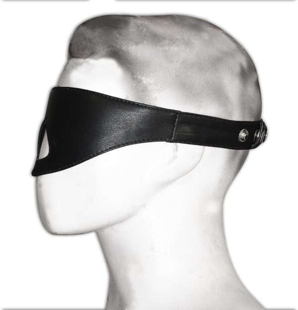 Real Leather Eye Mask Blindfold Sleeping Mask - Image 3